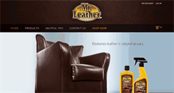 Desktop Screenshot of mr-leather.com