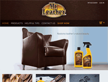 Tablet Screenshot of mr-leather.com